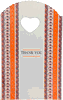 Пакет подарочный Спасибо 13*20   