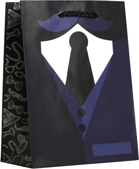 Сумка подарочная "Костюм" 12*15*5,5   