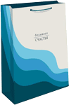 Сумка подарочная Большого счастья 11,5*14,5*6,5   