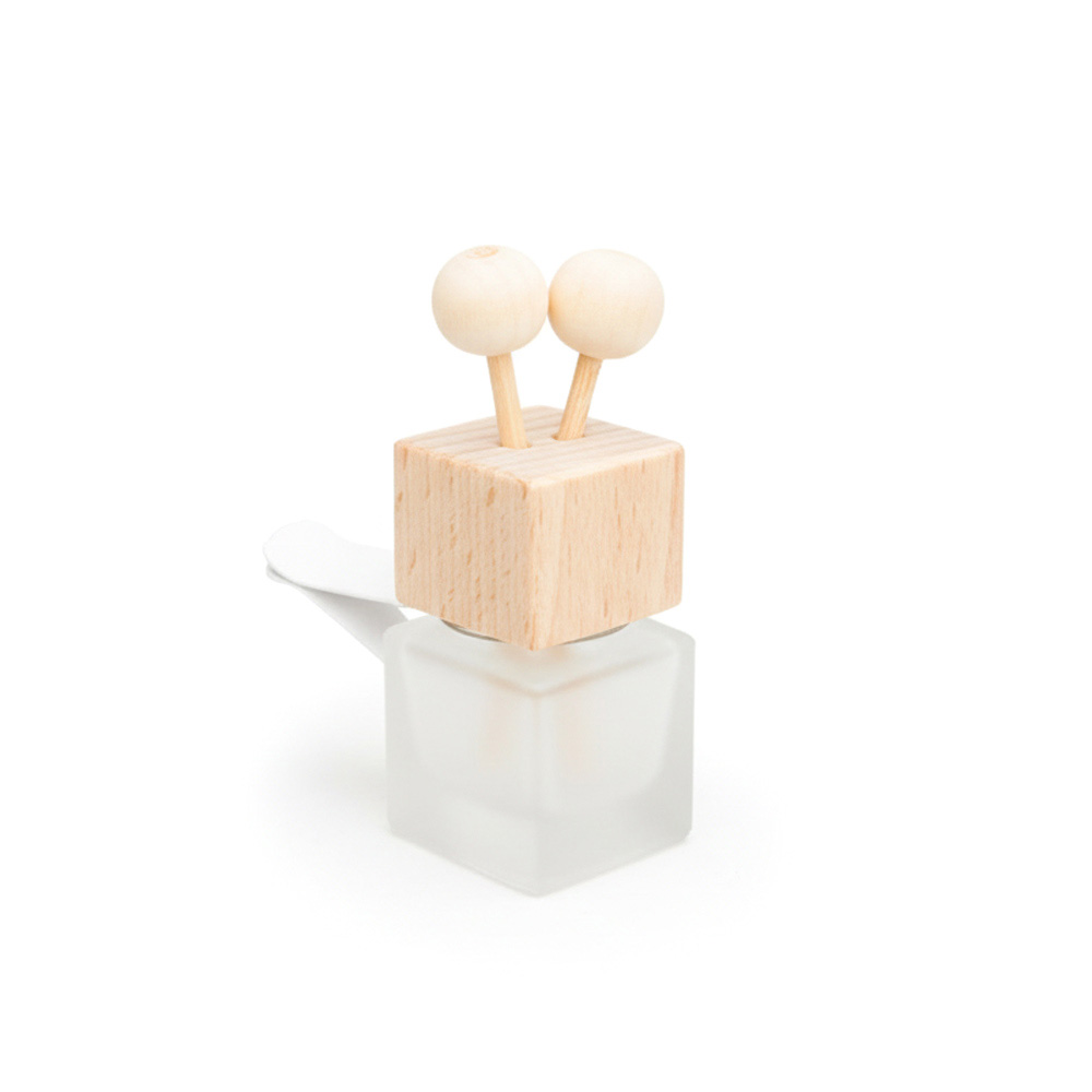 Автофлакон матовый  7мл (крышка деревянная на прищепке)