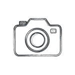 Пакет подарочный Голубые цветы 13*20   