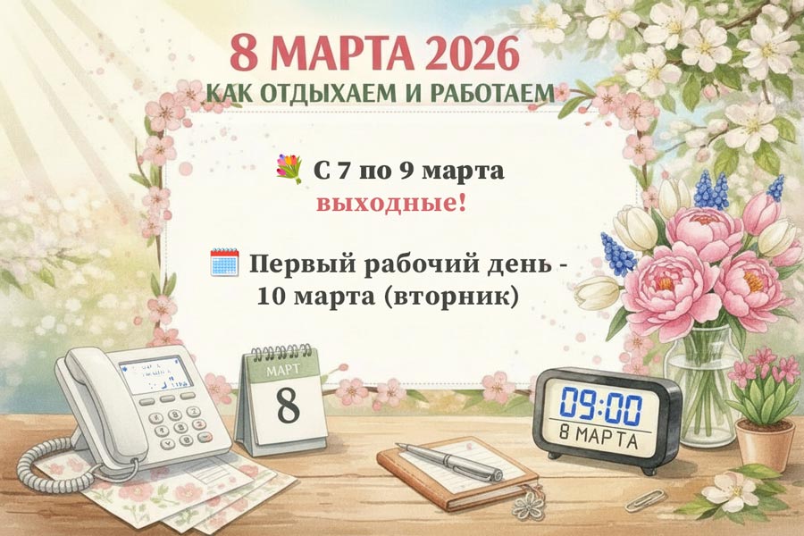 График работы 8 марта 2026